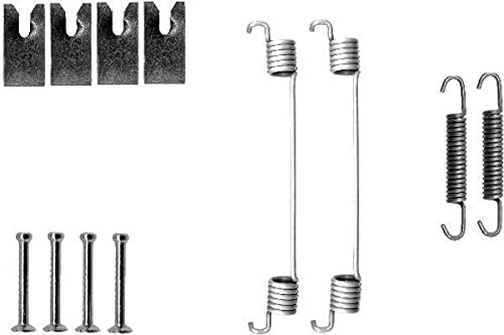 HELLA 8DZ 355 200-701 Zubehörsatz, Bremsbacken - X0126 - Bremssystem: AP Lockheed - für u.a. NISSAN / RENAULT von Hella