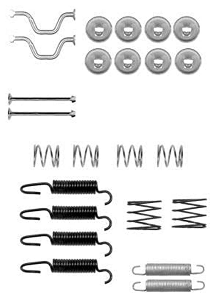 HELLA PAGID 8DZ 355 201-821 Zubehörsatz, Feststellbremsbacken - X0170 - Bremssystem: Sumitomo - für u.a. LEXUS / TOYOTA von Hella