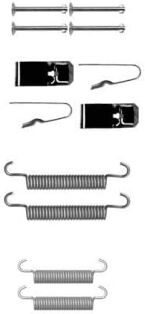 HELLA PAGID 8DZ 355 202-011 Zubehörsatz, Feststellbremsbacken - X0189 - Bremssystem: Kelsey-Hayes - für u.a. CHRYSLER von Hella