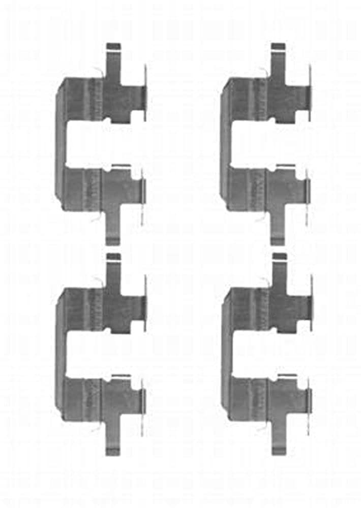 HELLA 8DZ 355 204-151 Zubehörsatz, Scheibenbremsbelag - K0304 - Bremssystem: Akebono - für u.a. CHEVROLET / SAAB / SUBARU von Hella