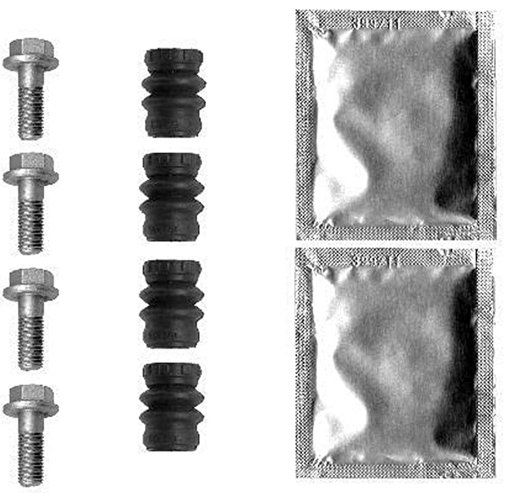 HELLA 8DZ 355 204-841 Zubehörsatz, Bremssattel - K0380 - Bremssystem: TRW - für u.a. LAND ROVER / NISSAN von Hella