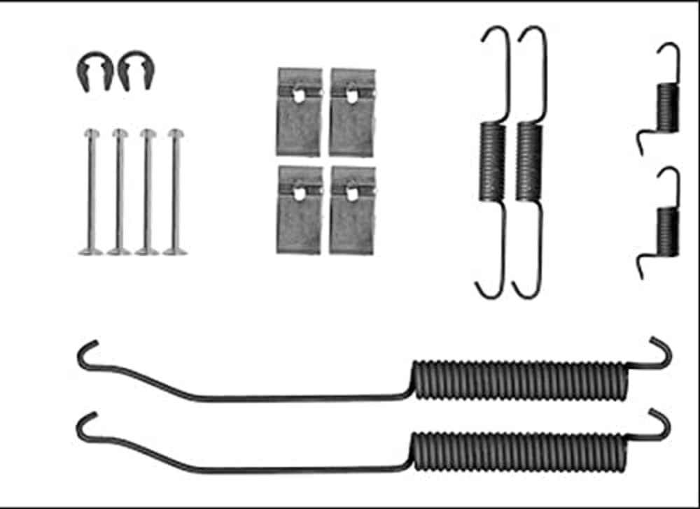 HELLA 8DZ 355 205-871 Zubehörsatz, Bremsbacken X0245 von Hella