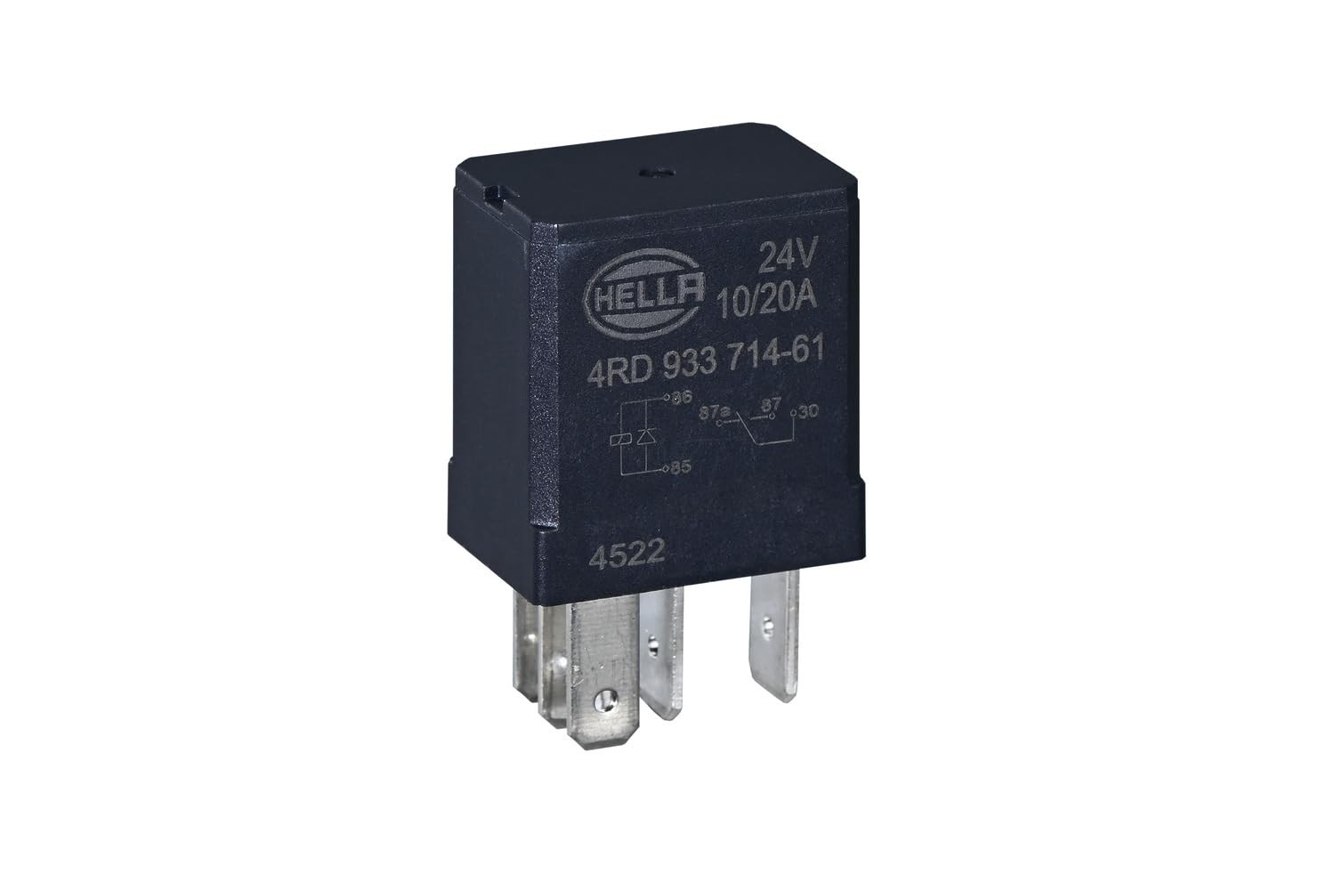 HELLA Relais, Arbeitsstrom - 24V - 5-polig - Wechsler - 4RD 933 714-611 von hella gmbh & co. kgaa