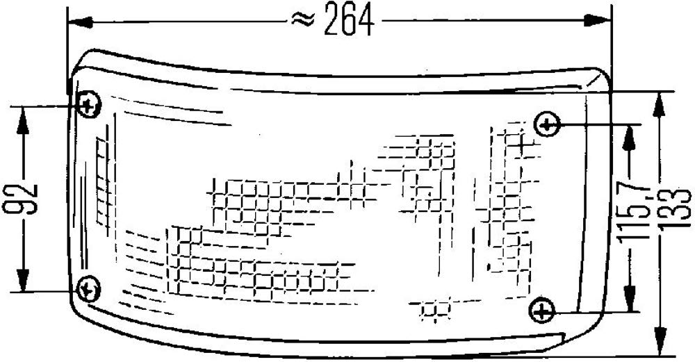 HELLA Rückleuchte - Glühlampe - Anhänger Beleuchtung - 12V / 24V - Einbau/geschraubt - ECE - Lichtscheibenfarbe: rot - Stecker: Male - links/rechts - Menge: 32 - 2SB 005 603-137 von Hella