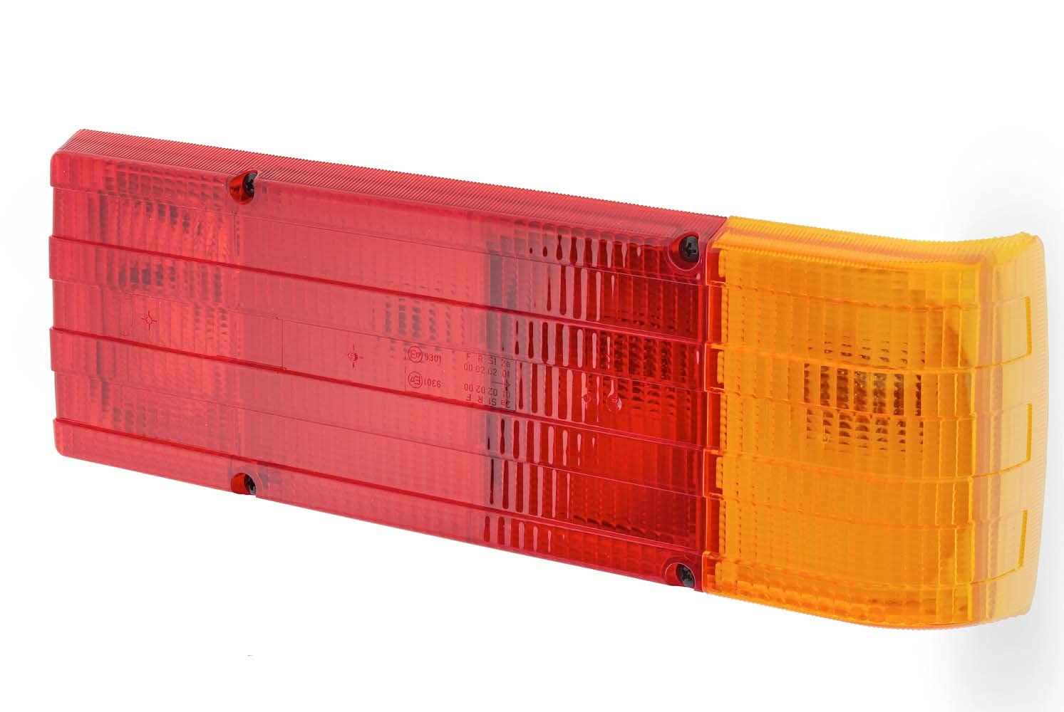 HELLA Rückleuchte - Glühlampe - Anhänger Beleuchtung - 12V - Einbau/geschraubt - ECE - Lichtscheibenfarbe: rot/gelb - Stecker: Flachstecker - rechts/links - Menge: 1 - 2SD 004 460-001 von Hella