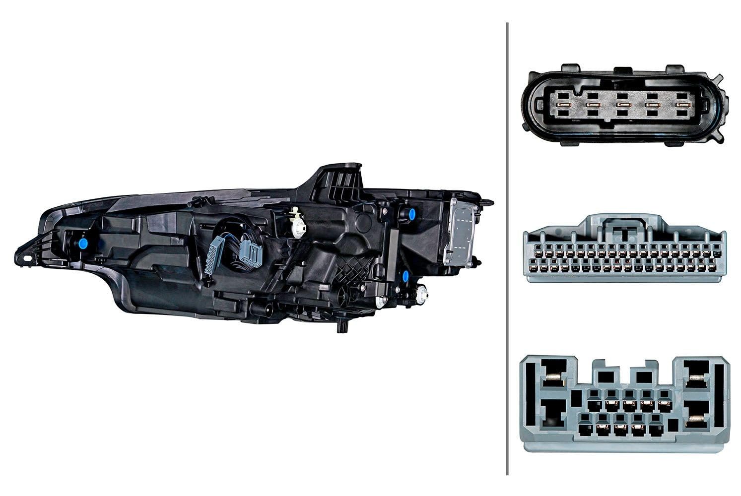 HELLA 1EX 013 508-921 LED Scheinwerfer - für u.a. VOLVO V60/S60 - JB0C - ECE - für Rechtsverkehr - rechts von Hella