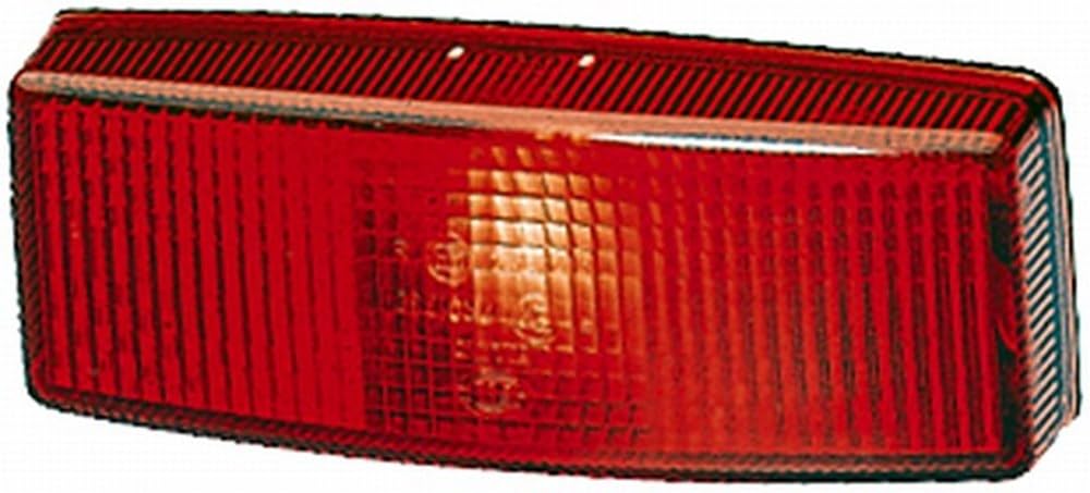 HELLA Schlussleuchte - Halogen - Anhänger Beleuchtung - 12V - Anbau - ADR/GGVS - Lichtscheibenfarbe: rot - Stecker: Male - links/rechts - Menge: 20 - 2SA 006 717-001 von Hella