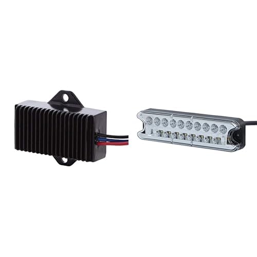 HELLA - Steuergerät, Beleuchtung - 12V - geschraubt - 5DS 357 030-001 + HELLA 2VP 357 021-031 Heckleuchte - LED - 12/24V von Hella