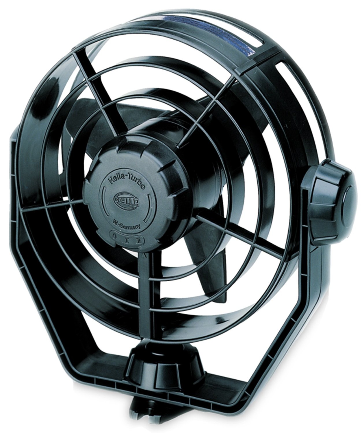 HELLA Ventilator - Turbo - 12V - 6.5W - schwarz - Kabel: 1400mm - 8EV 003 361-002 von Hella