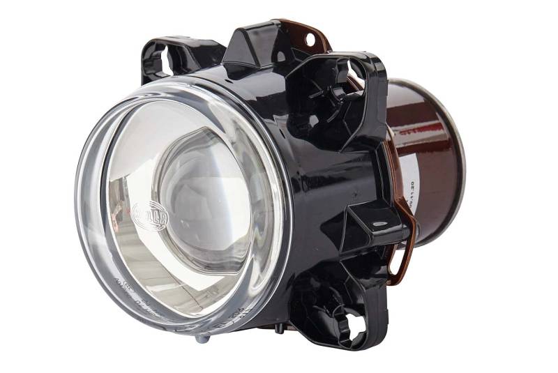 HELLA 1BL 008 193-011 DE/Halogen Scheinwerfereinsatz, Scheinwerfer - 90mm Essential - 24V - rund - ECE/CCC - glasklar - links/rechts, glasklar, schwarz von Hella