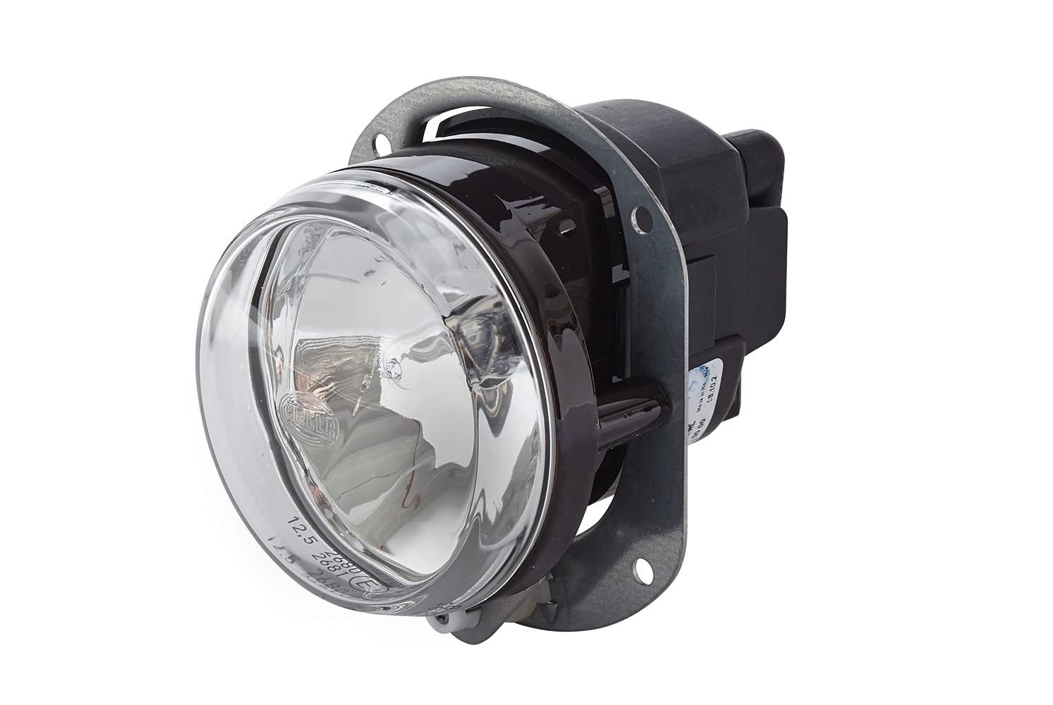 HELLA Halogen Fernscheinwerfer - 90mm Essential - 12V - rund - Referenzzahl: 12.5 - SAE - glasklare Streuscheibe - glasklar - links/rechts - 1F0 010 293-001 von Hella