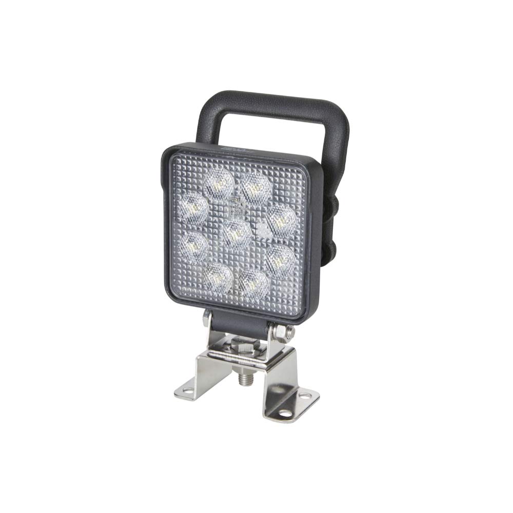 HELLA VALUEFIT LED Arbeitsscheinwerfer S1500 - 24V / 12V - 1500lm - Schraubanschluss/Anbau - Vierpunktbefestigung/schwenkbarer Montagebügel - Nahfeldausleuchtung - Kabel: 2000mm - 1GA 357 103-082 von Hella