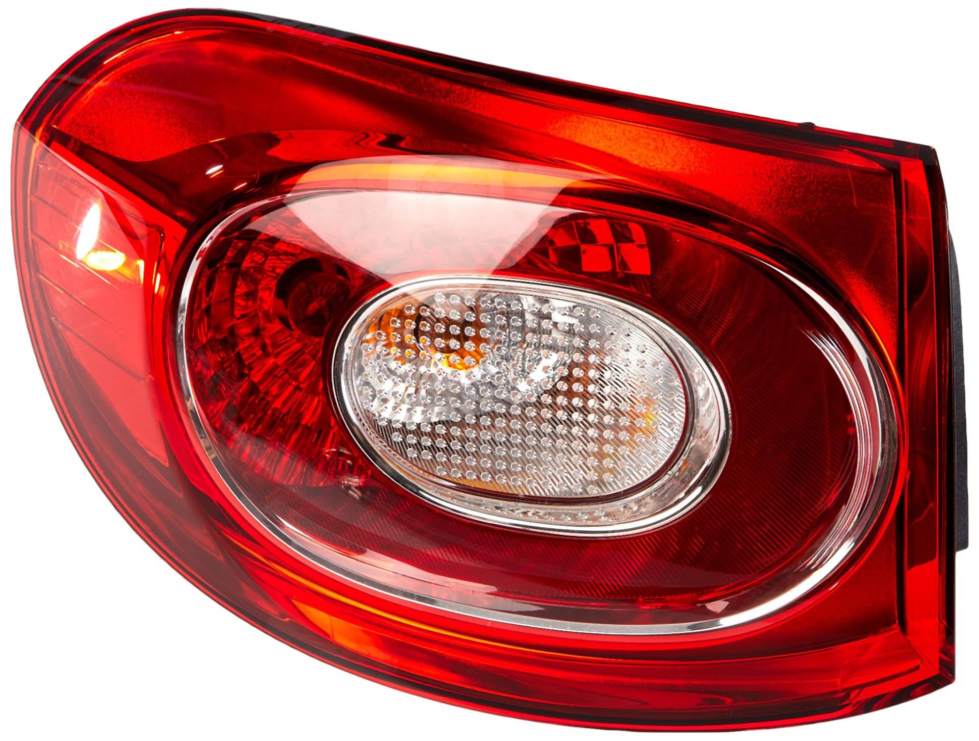 HELLA 2SD 009 691-091 Heckleuchte - Glühlampe - weiß/rot - äusserer Teil - für u.a. VW Tiguan (5N_) - links von Hella