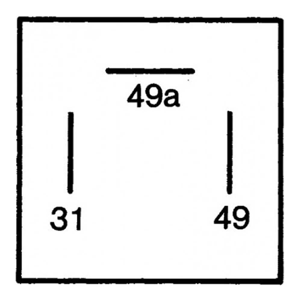 Hella 4db003750–707 Relais Indikator 2 (4) x10 W 12 V von Hella