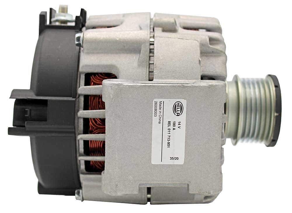 HELLA 8EL 011 713-951 Generator/Lichtmaschine - 14V - 180A - für u.a. Mercedes-Benz Sprinter 3,5-T Box (906) von Hella