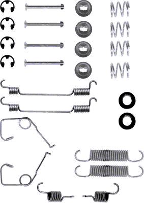 Zubehörsatz, Bremsbacken Hinterachse Hella 8DZ 355 200-211 von Hella