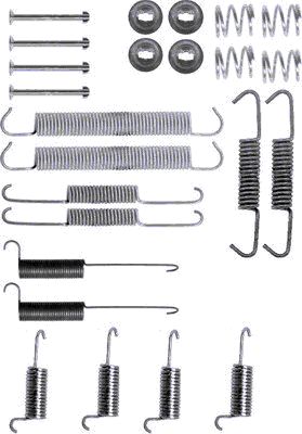 Zubehörsatz, Bremsbacken Hinterachse Hella 8DZ 355 200-261 von Hella