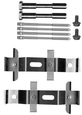 Zubehörsatz, Scheibenbremsbelag Vorderachse Hella 8DZ 355 205-511 von Hella