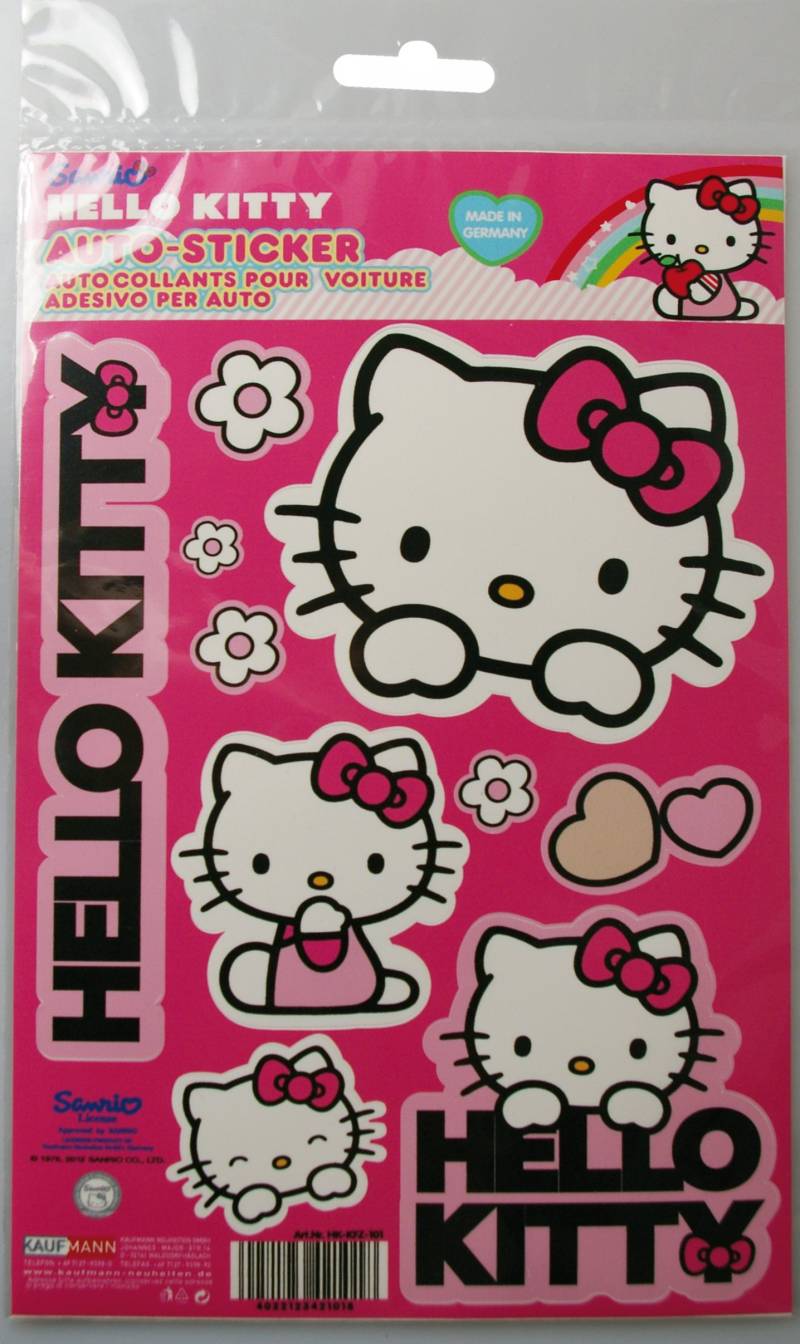 Hello Kitty Kaufmann Neuheiten HKKFZ101 Aufkleber Set von Hello Kitty