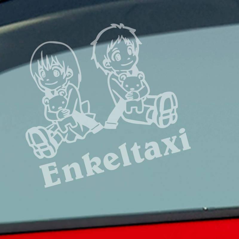 Hellweg Druckerei Enkeltaxi Oma Opa Kids Kinder Auto Aufkleber Sticker Heckscheibenaufkleber von Hellweg Druckerei