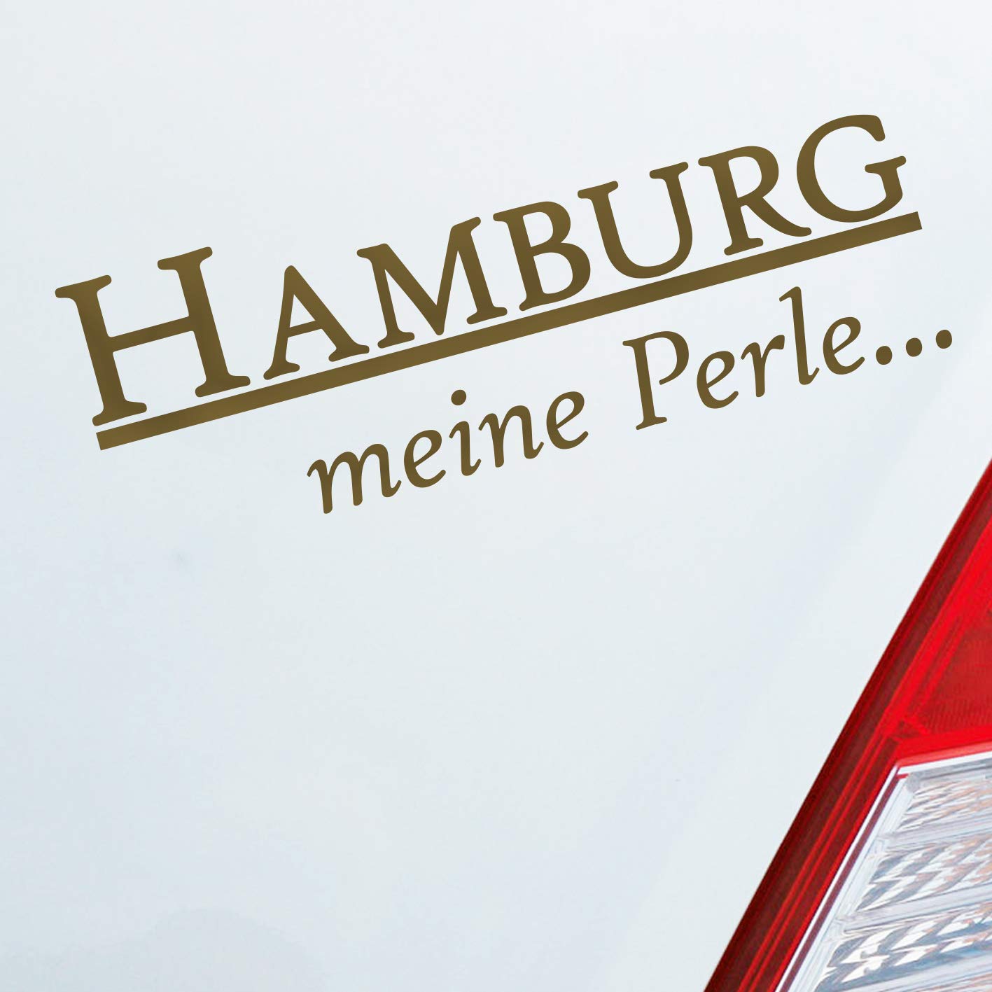 Hellweg Druckerei Auto Aufkleber Hansestadt Hamburg meine Perle Reeperbahn Pauli 18x6 cm von Hellweg Druckerei