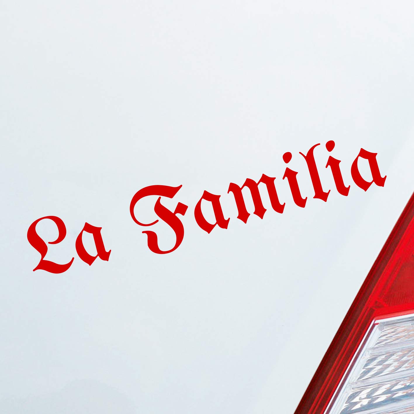 Hellweg Druckerei La Familia Die Familie Freunde Friends Car Fun Auto Aufkleber Sticker Heckscheibenaufkleber von Hellweg Druckerei