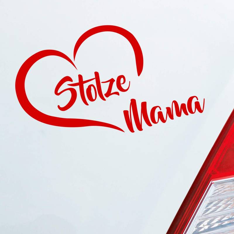 Hellweg Druckerei Stolze Mama Liebe Herz Mutter Kind Auto Aufkleber Sticker Heckscheibenaufkleber von Hellweg Druckerei