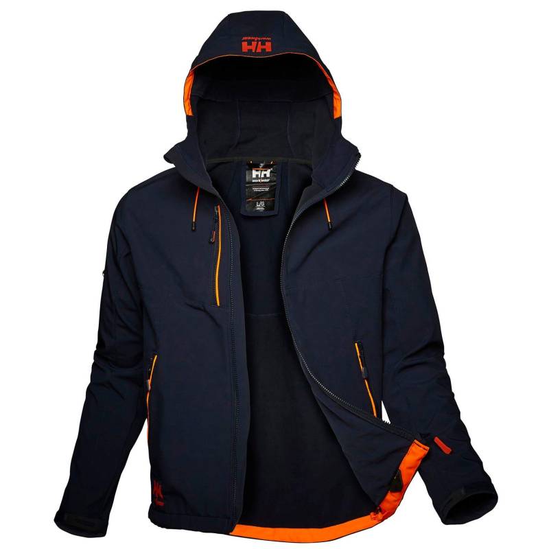 Helly-Hansen CHELSEA EVO HOODED SOFTSHELL Color: 590 NAVY Talla: XS von Helly Hansen