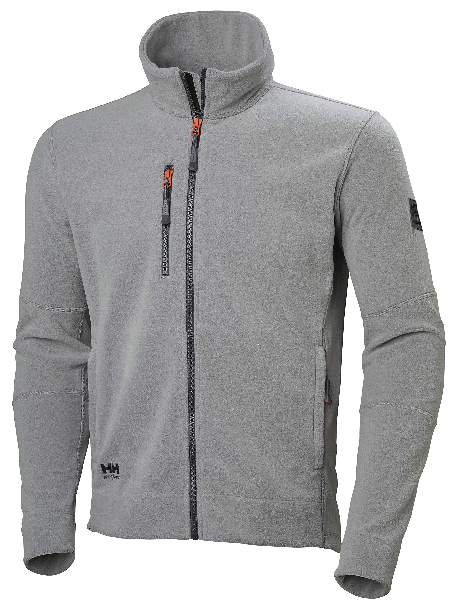 Helly Hansen Workwear Herren Kensington Fleece Jacket Polo Sweater, Grey Melange, M von Helly Hansen