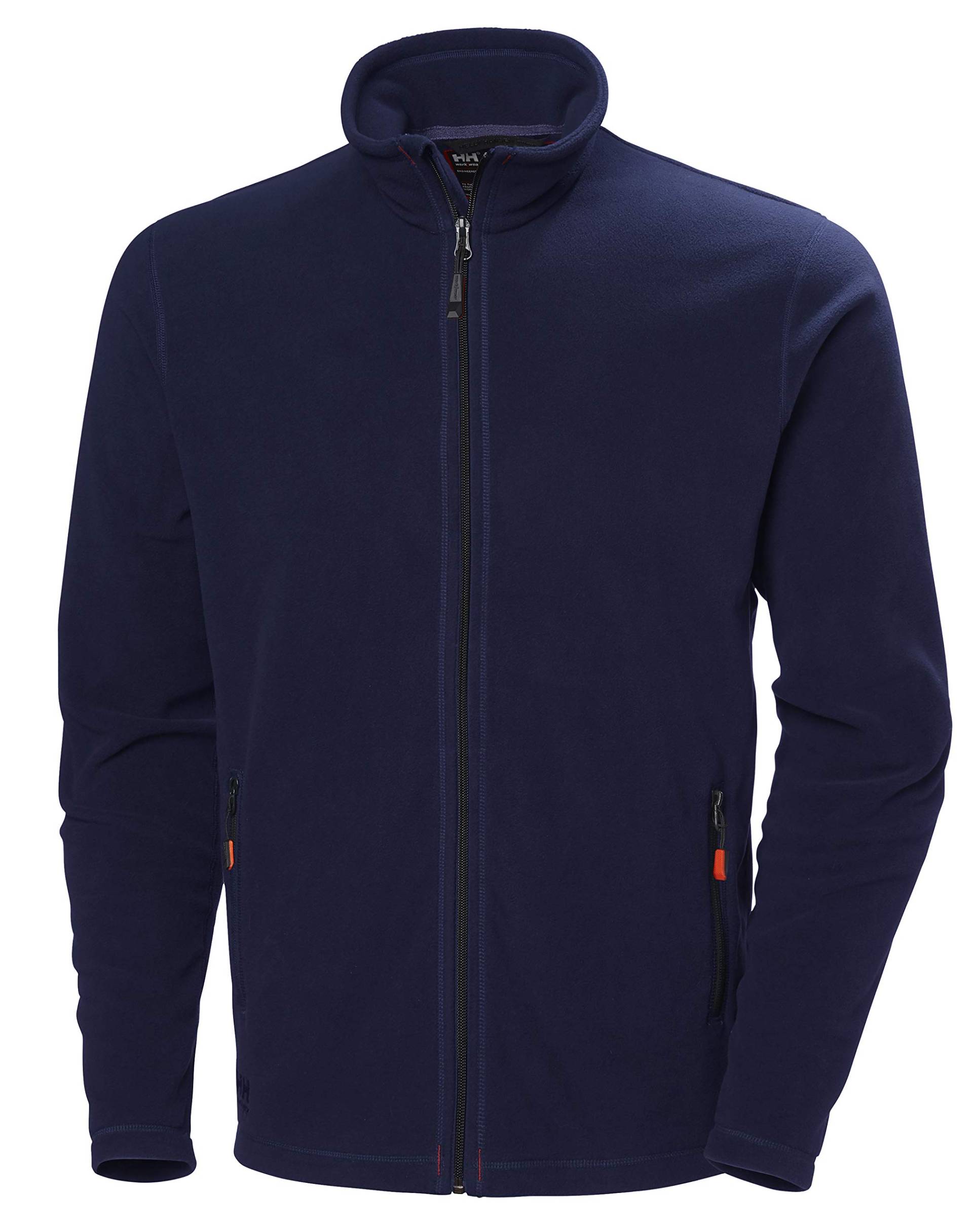 Helly Hansen Workwear OXFORD LIGHT FLEECE JACKET Color: 590 NAVY Talla: XS von Helly Hansen