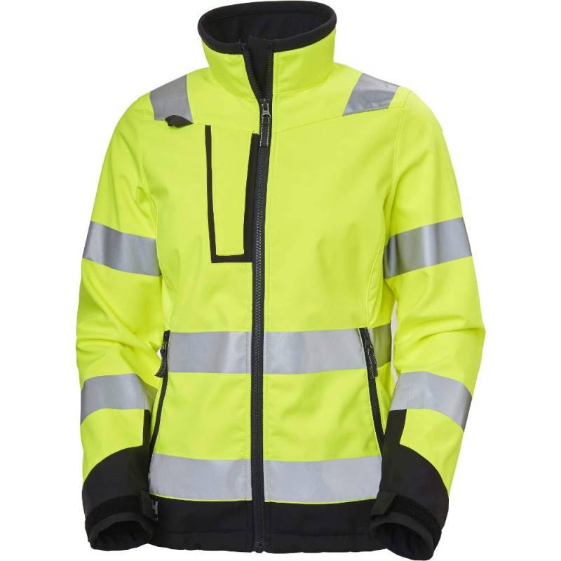 W LUNA HI VIS SOFTSHELL JACKET Color: 369 YELLOW Talla: XL von Helly Hansen