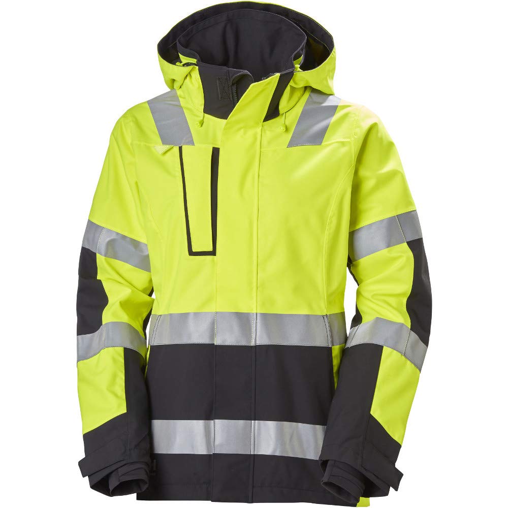 W LUNA HI VIS WINTER JACKET - Color: 369 YELLOW/EBONY T: L von Helly Hansen