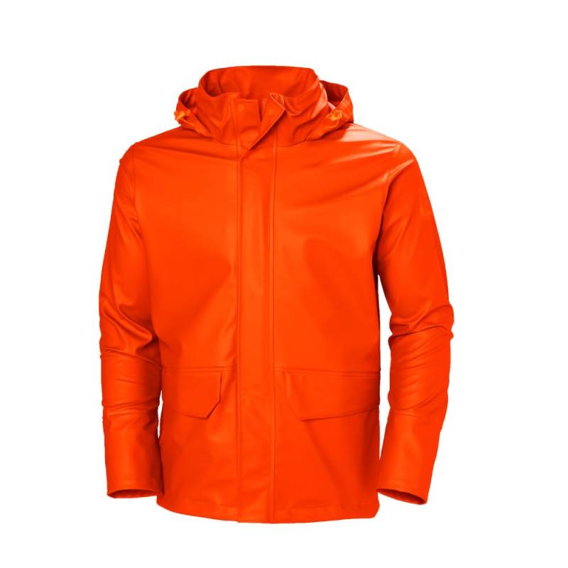 GALE RAIN JACKET Color: 290 DARK ORANGE Talla: M von Helly Hansen