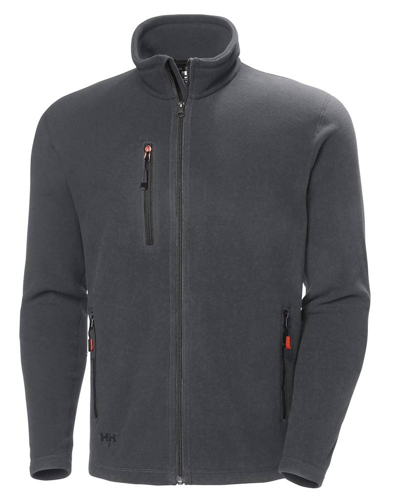 Helly Hansen Workwear OXFORD FLEECE JACKET Color: 970 DARK GREY Talla: XS von Helly Hansen