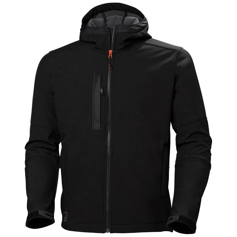 KENSINGTON HOODED SOFTSHELL Color: 990 BLACK Talla: L von Helly Hansen