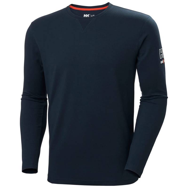 KENSINGTON LONGSLEEVE - Color: 590 NAVY T: XL von Helly Hansen