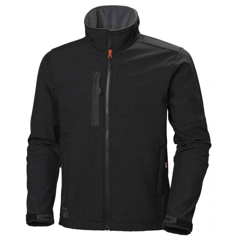 KENSINGTON SOFTSHELL JACKET Color: 990 BLACK Talla: XL von Helly Hansen