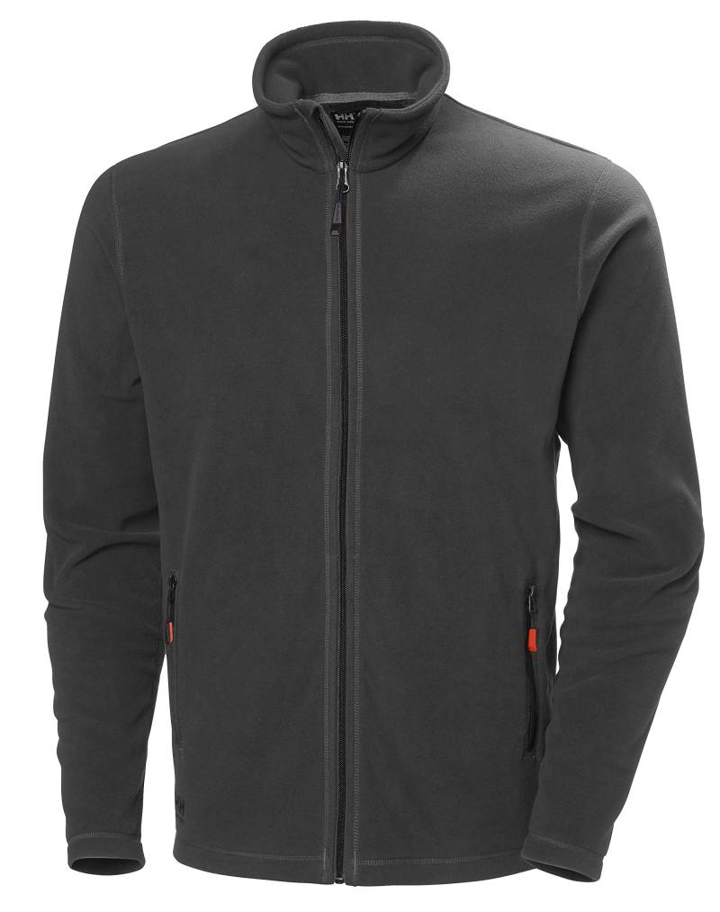 OXFORD LIGHT FLEECE JACKET Color: 970 DARK GREY Talla: L von Helly Hansen