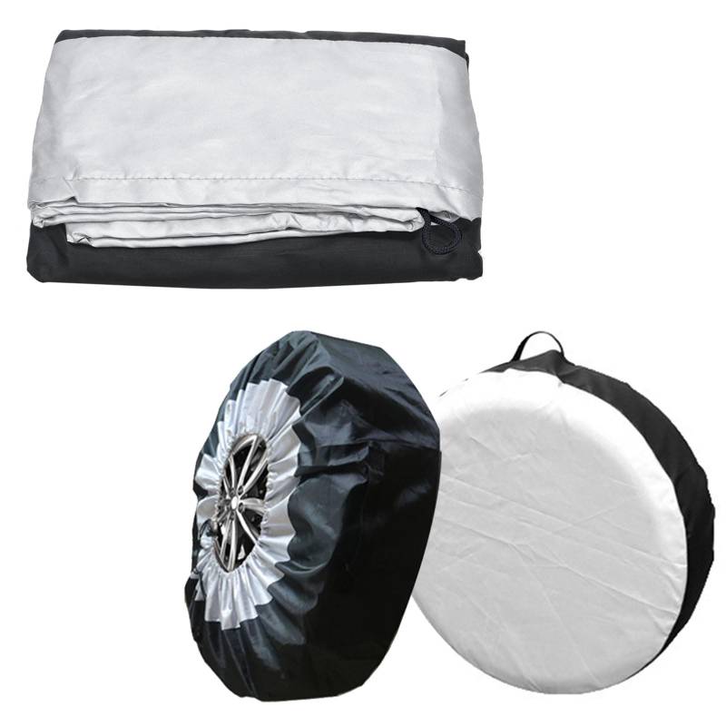 Tyre Bag, Reifencover, Tyre Protection Cover, Ersatzrad Abdeckung, Radschutz Reifenabdeckung, Waterproof Reserveradabdeckung, für Reifen Mit Einem Durchmesser Von Weniger Als 65cm von Helweet