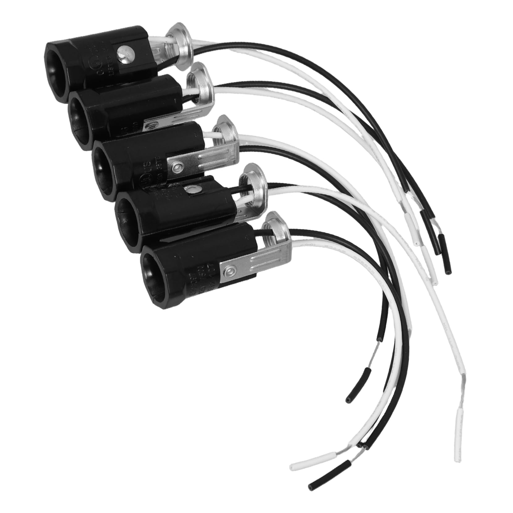 Hemobllo 5st Lampenfassung Aus Bakelit Zum Einstecken Lampenfassungen Aus Keramik E12-schraubsockeladapter E12-glühbirnen-konverter E12 Auf E27 Adapter E12 Led-fassung Kupferleitfolie Black von Hemobllo