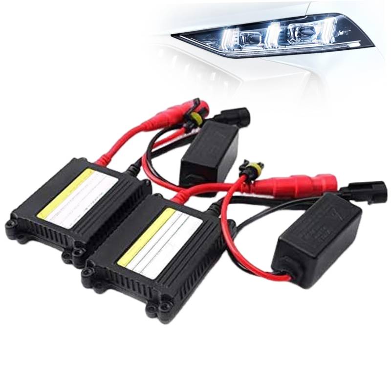 2pcs HID Ballast 35W DC 12V Universal Ersatz -Scheinwerfer Ballast Ultra Slim Aluminium HID -Kit Leicht zu bedienen HID -Ballast für Auto -Scheinwerfer Vorräte, Scheinwerferballast, HID -Ballast von Hemore