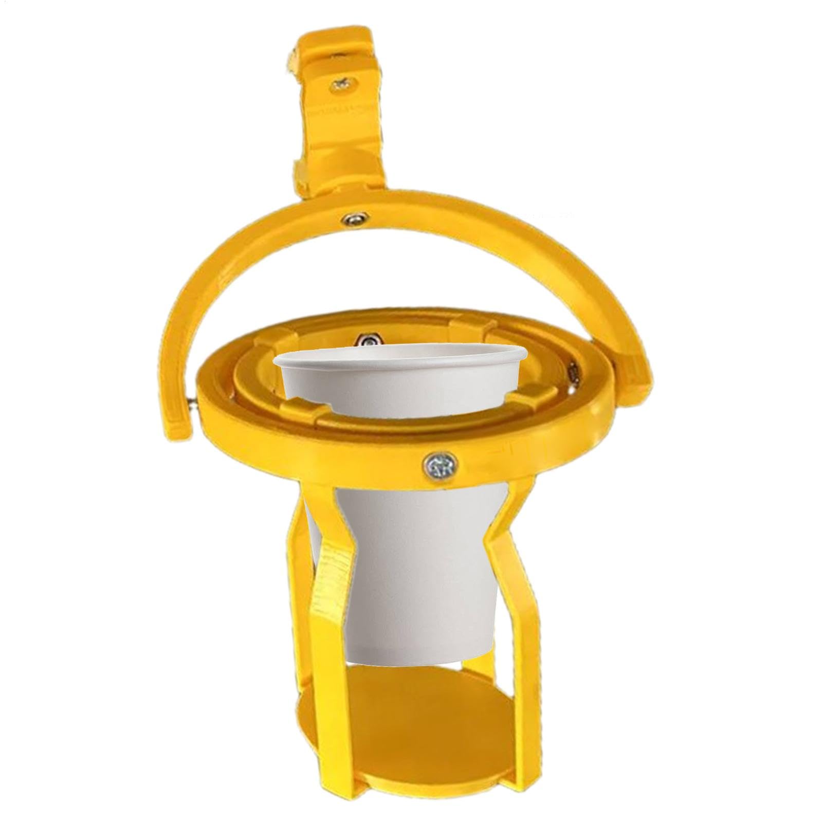 Gyroskopischer Getränkehalter mit Klemme, Gyroscopic 3D Self-Leveling Cup Holder Clamp, Gyroscopic Cuphalter, Adjustable Clip Hanging Cup Holder für Fahrrad Kinderwagen von Hemousy