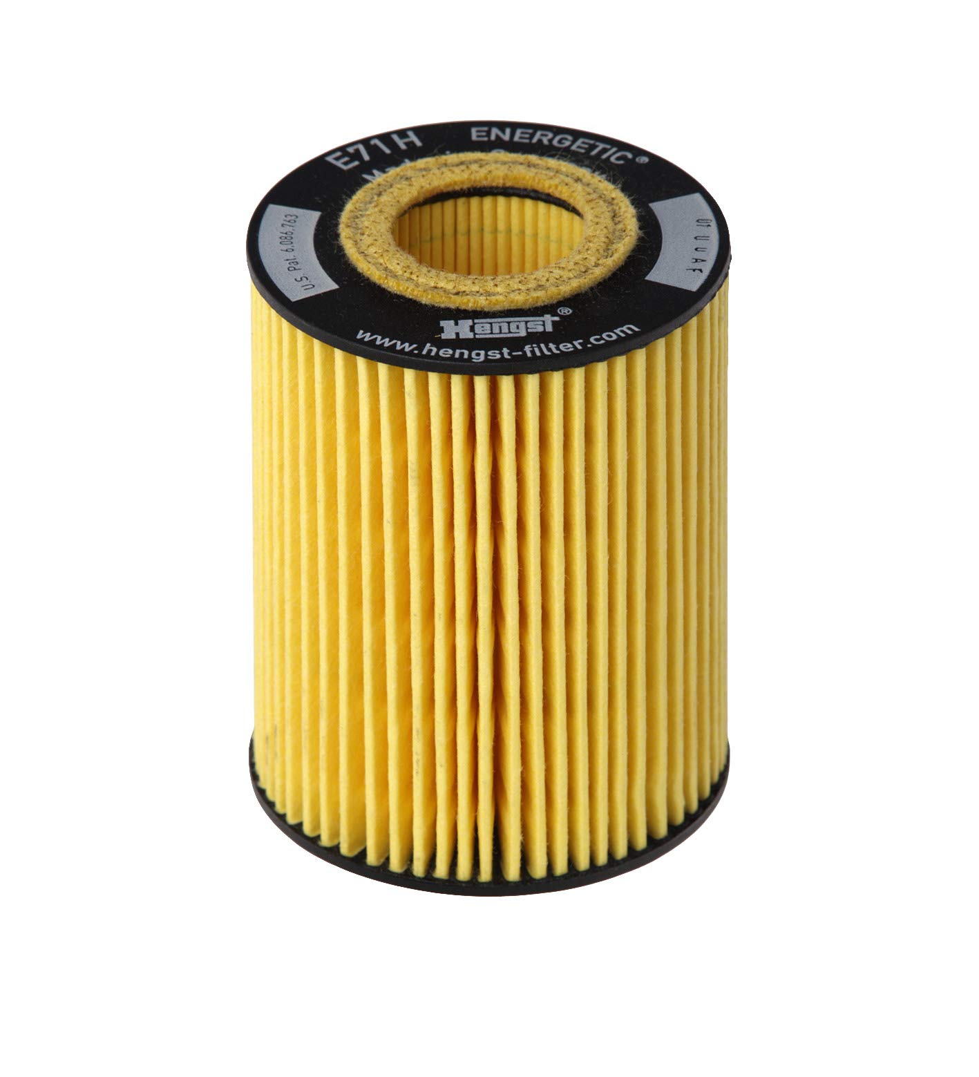 HENGST Ölfilter Type E71H D141 - Ölfilter-Einsatz, Dichtungssatz für PKW - Ölfilter Auto, Motorölfilter, Filter für Autos von Hengst