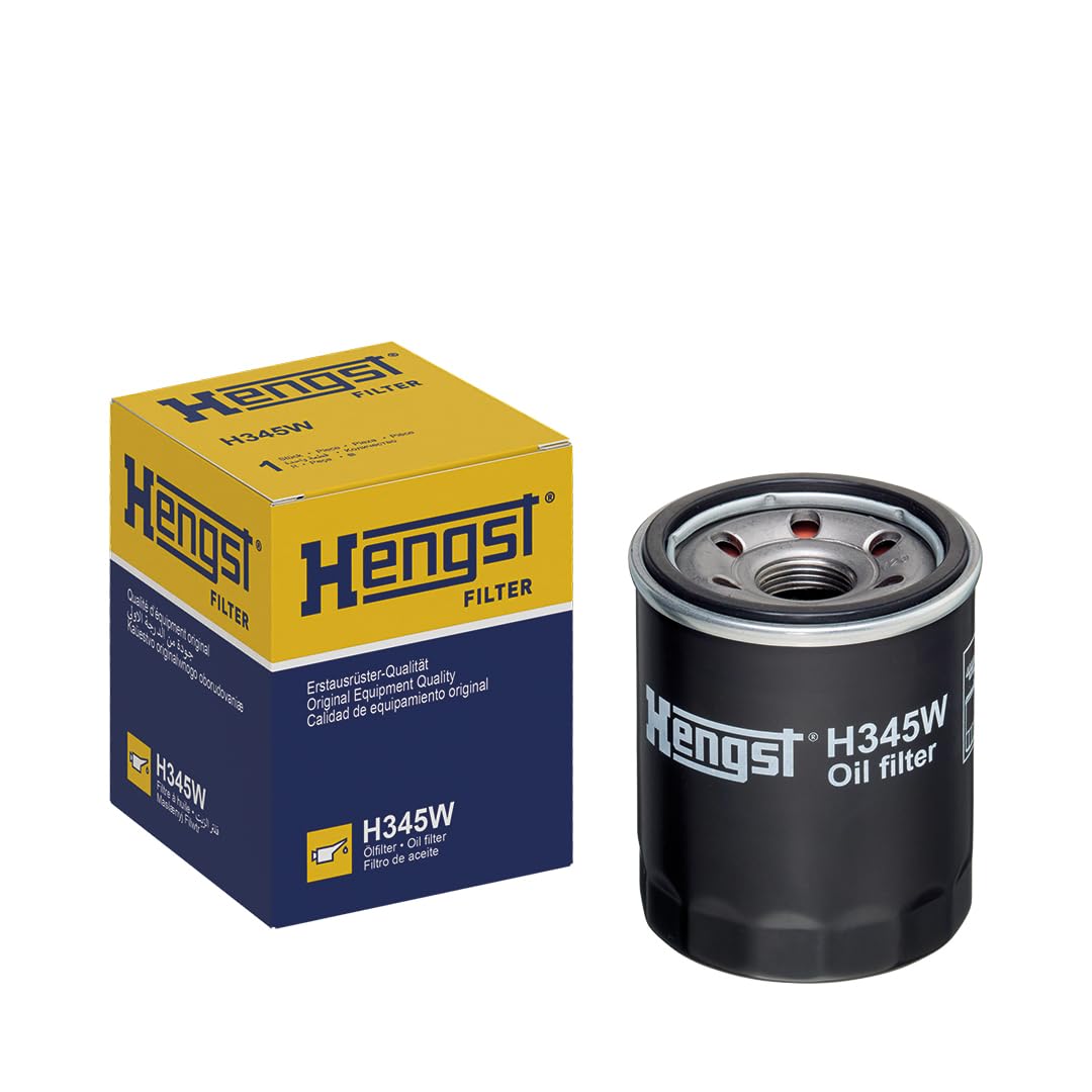 HENGST Ölfilter Type H345W - Öl-Anschraubfilter für PKW - Ölfilter Auto, Motorölfilter, Filter für Autos von Hengst