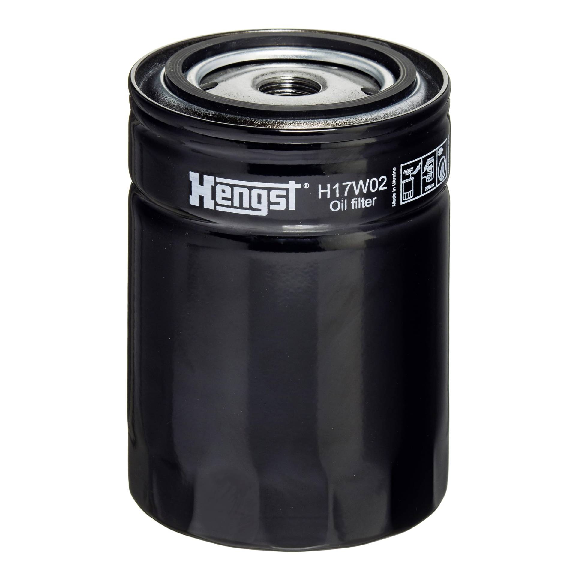 Hengst Filter H17W02 Ölfilter für 4278859, 0060718204, 119.00.32.06101 von Hengst