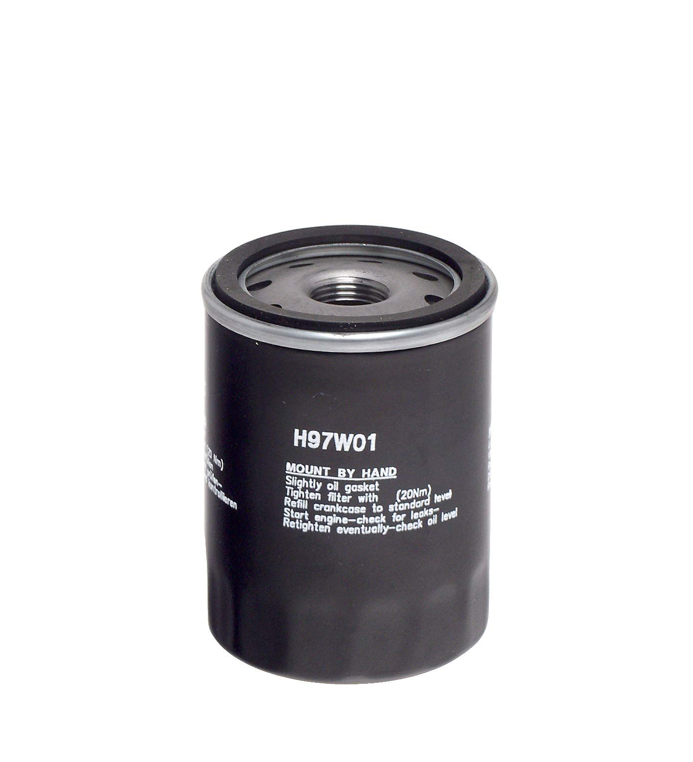 HENGST Ölfilter Type H97W01 - Öl-Anschraubfilter für PKW - Ölfilter Auto, Motorölfilter, Filter für Autos von Hengst