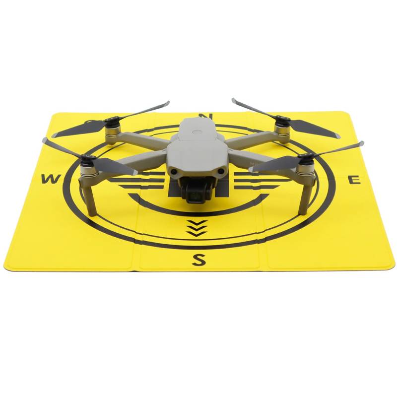 Hensych 43 x 43 cm Drohne PU Landeplatz schnell faltbar mit Aufbewahrungstasche zweiseitig/farbiges Design Universal für D-J-I Avata/Mini 3 Pro/Mavic 3/Mavic Air 2/Air 2S/Mini 2/Mavic 2/FPV etc. von Hensych