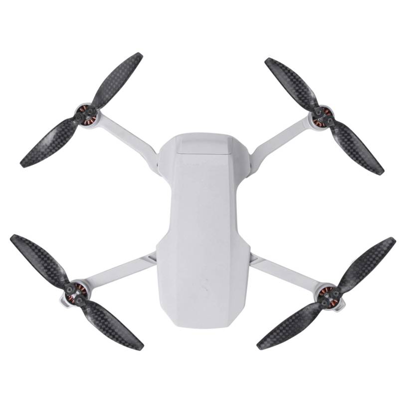 Hensych 4726F Kohlefaser-Propeller für Mavic Mini 2/Mini SE Drohne, leicht, geräuscharm, Schnellentriegelung, Wring-Klingen mit Schrauben, tragbar, schlagfest, hocheffizientes Zubehör, 8 Stück von Hensych