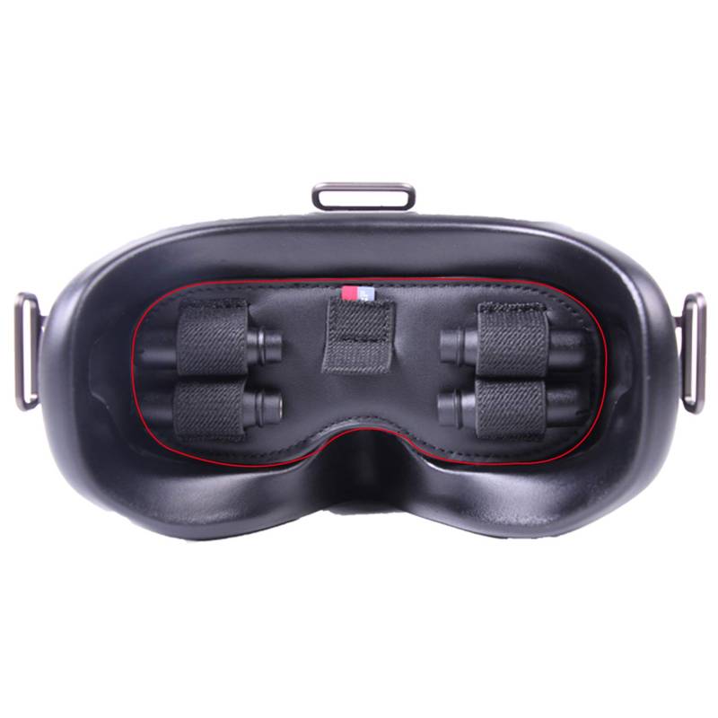 Hensych Objektivschutz Multifunktionale Schutzabdeckung für FPV Brille V2 Staubdichte Sonnenblende Pad Antenne microSD Kartenaufbewahrung Halter für FPV Combo Zubehör von Hensych