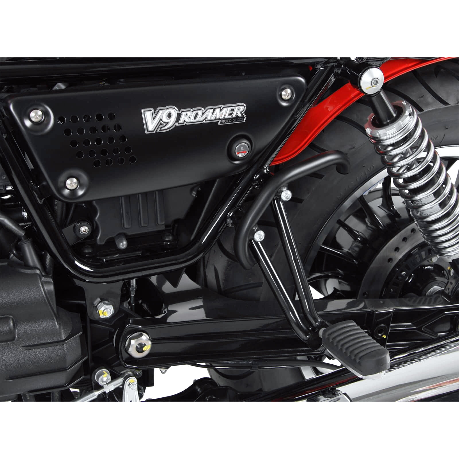 Hepco & Becker Aufbockhebel für Hauptständer schwarz für Moto Guzzi V9 Bobb von Hepco & Becker